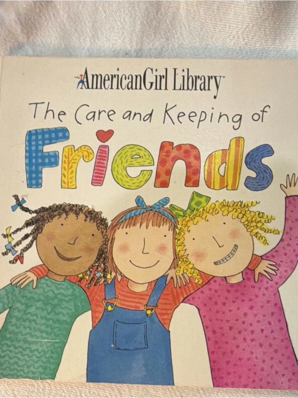 American Girl Brown Doll Hairbrush In Package & Friends Book Lot 2pc Ages 8+
